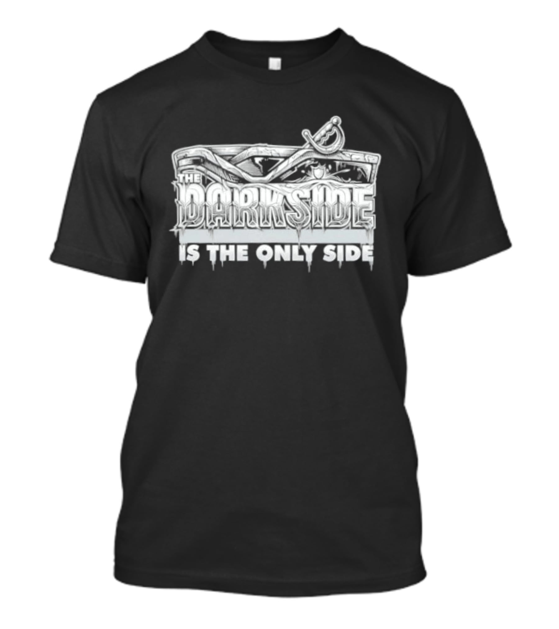 Las Vegas Raiders The Darkside Is The Only Side Pirate Skull Swords T-Shirt