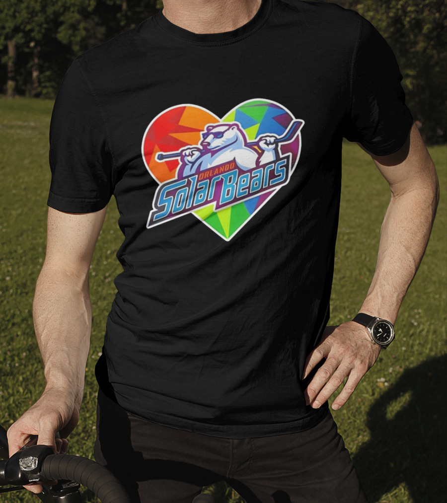 Orlando Solar Bears Pride Night 2026 Heart T-Shirt