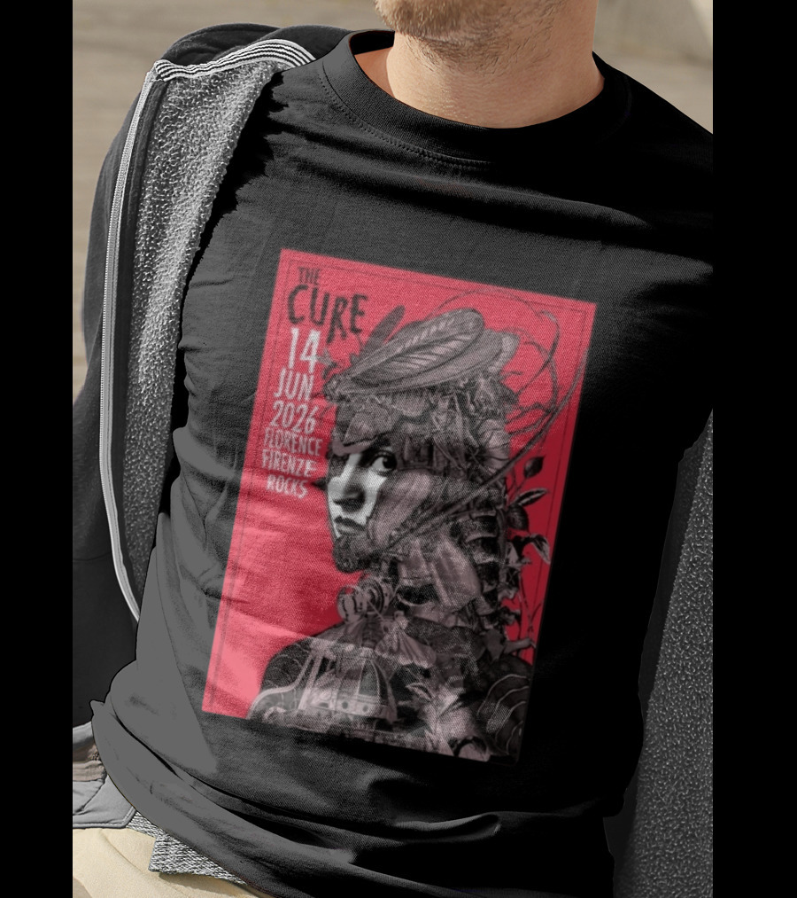 The Cure Florence Firenze Rocks June 14 2026 Festival T-Shirt