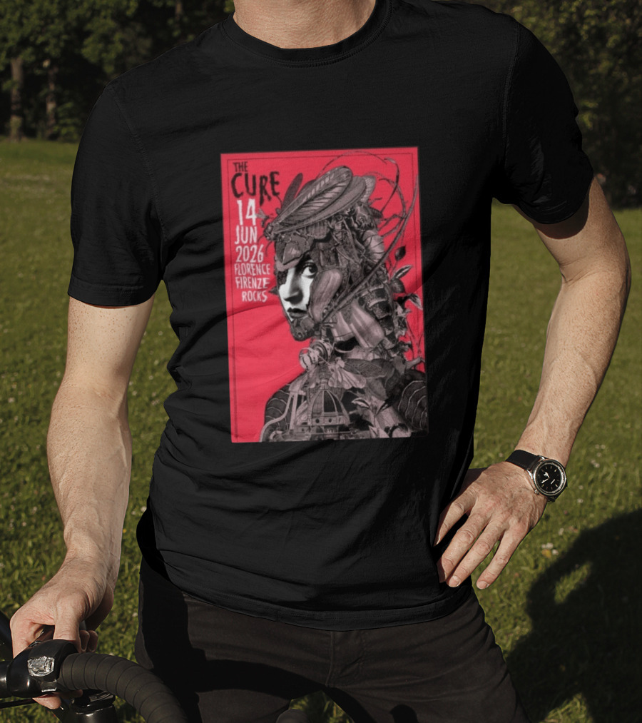 The Cure Florence Firenze Rocks June 14 2026 Festival T-Shirt