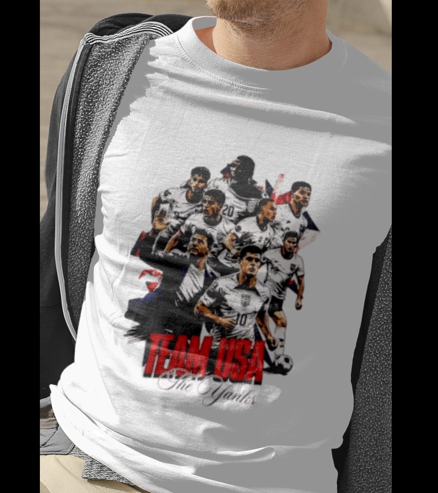 USMNT Christian Pulisic Mauricio Pochettino Team USA The Yanks T-Shirt