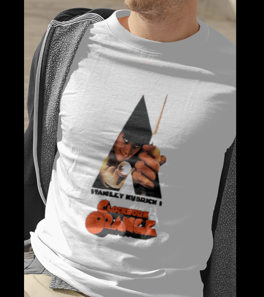 Stanley Kubrick's A Work Orange Alex DeLarge Iconic Film T-Shirt