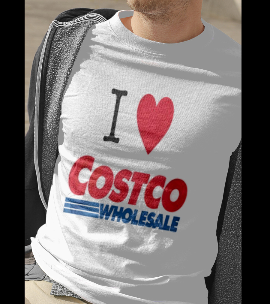 I Love Costco Wholesale Red Heart T-Shirt