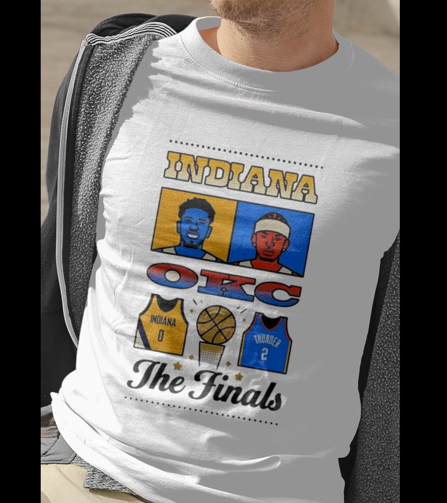 Indiana OKC Basketball The Finals Faceoff T-Shirt