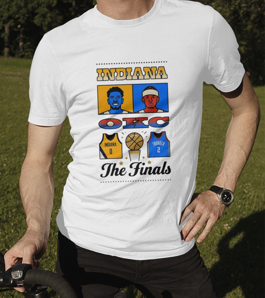 Indiana OKC Basketball The Finals Faceoff T-Shirt