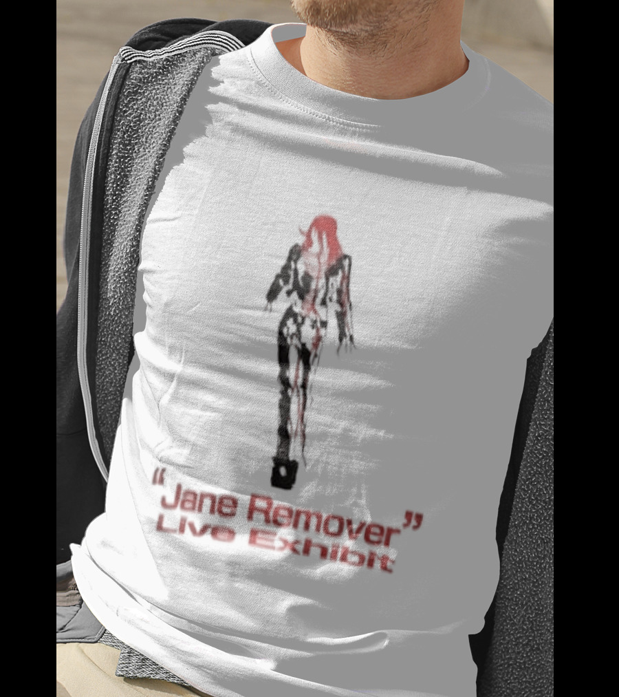Jane Remover Live Exhibit Red Mysterious Figure T-Shirt