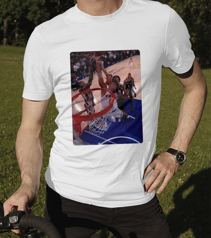 OG Anunoby Laocoon Knicks Game 4 Basketball Moment T-Shirt