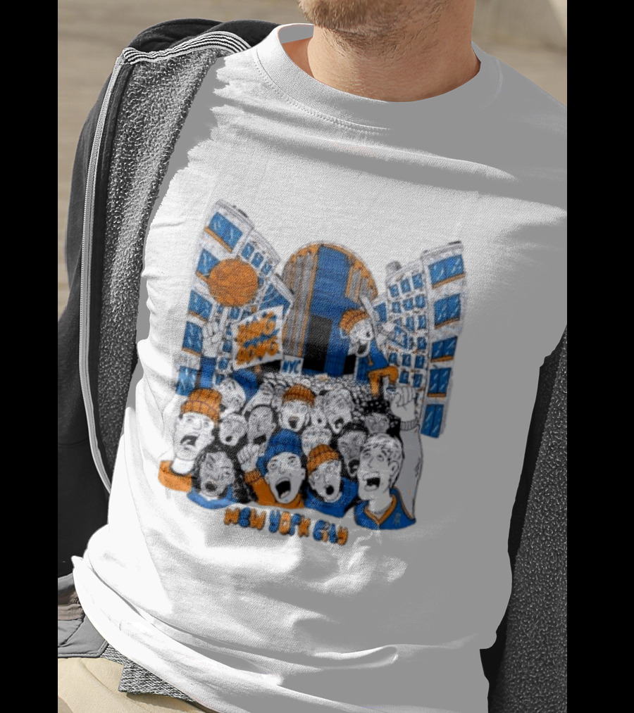 New York Knicks Bing Bong NYC New York City Basketball Fans Celebration T-Shirt