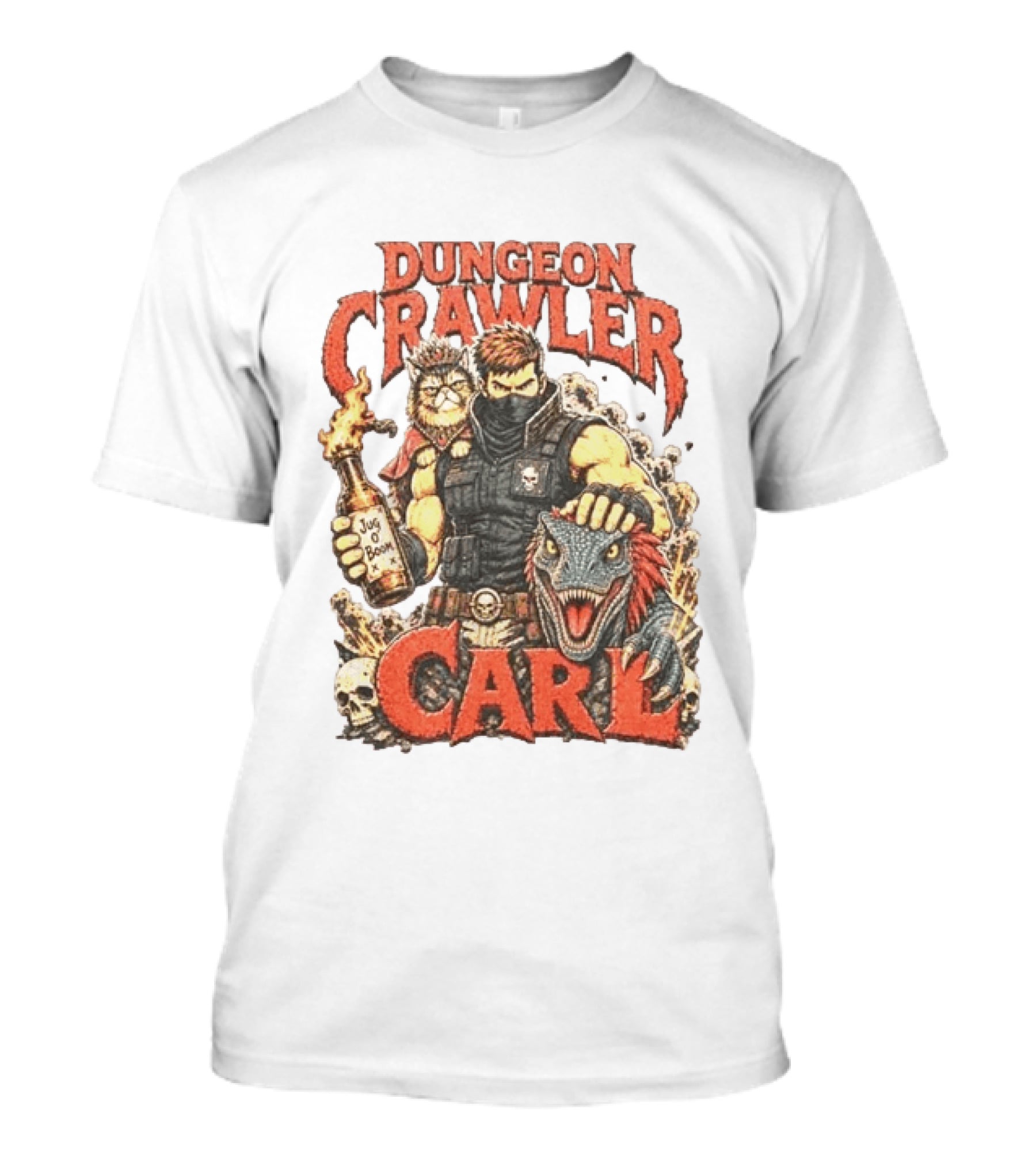 Dungeon Crawler Carl Princess Donut And Mongo You Will Not Break Me T-Shirt