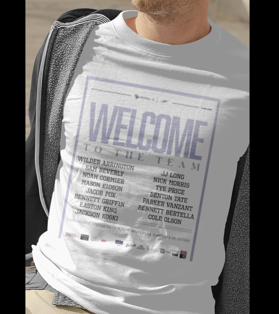 Welcome To The Team Spain Park Baseball Players Names List T-Shirt
