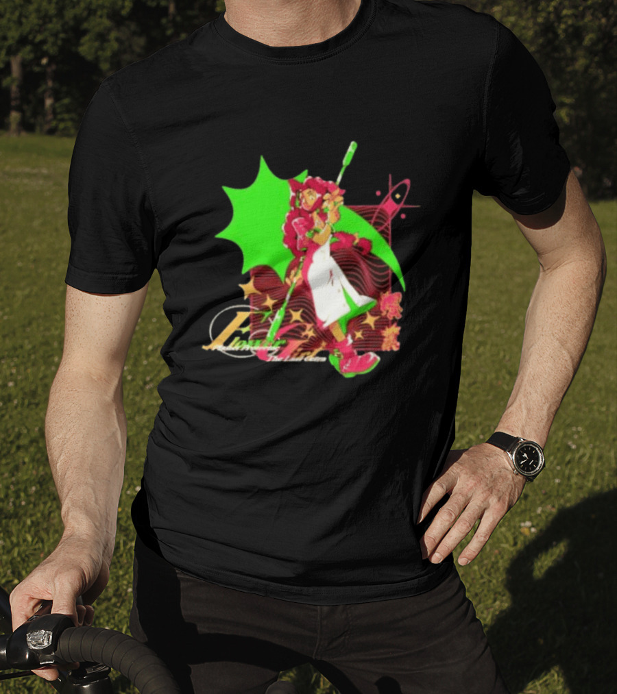 Aerith Gainsborough Final Fantasy VII Flower Girl Planet Protector Last Cetra Fantasy Art Nouveau T-Shirt