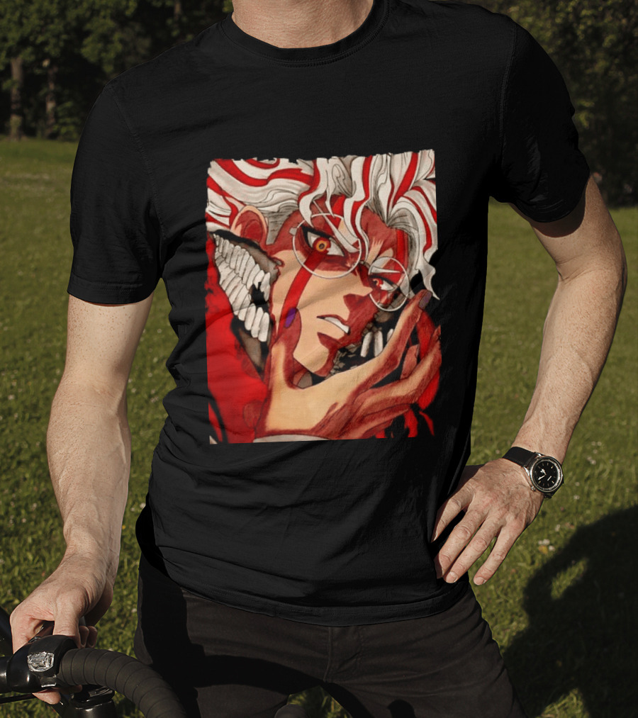 Akaza Kimetsu No Yaiba Upper Rank Three Anime T-Shirt