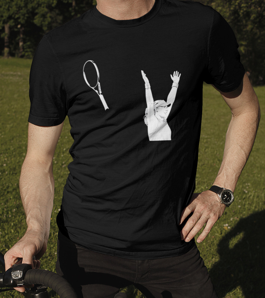 Babolat Tennis Player Celebration Arms Raised Victory T-Shirt