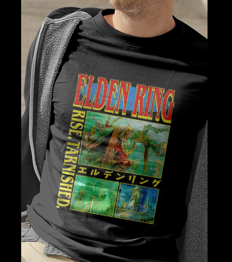 Elden Ring Godrick The Grafted Rise Tarnished Japanese T-Shirt