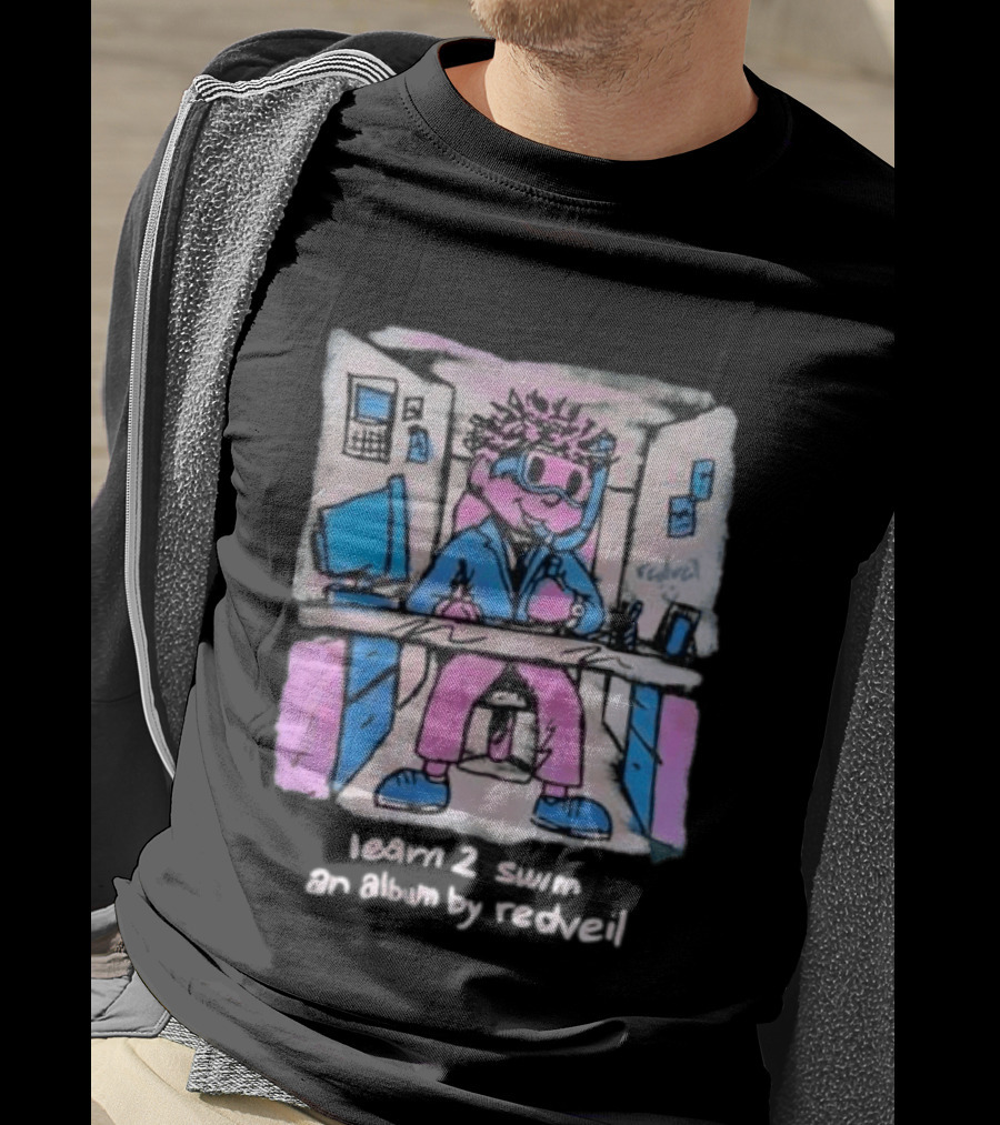 Learn 2 Swim An Album By Redveil Stylized T-Shirt