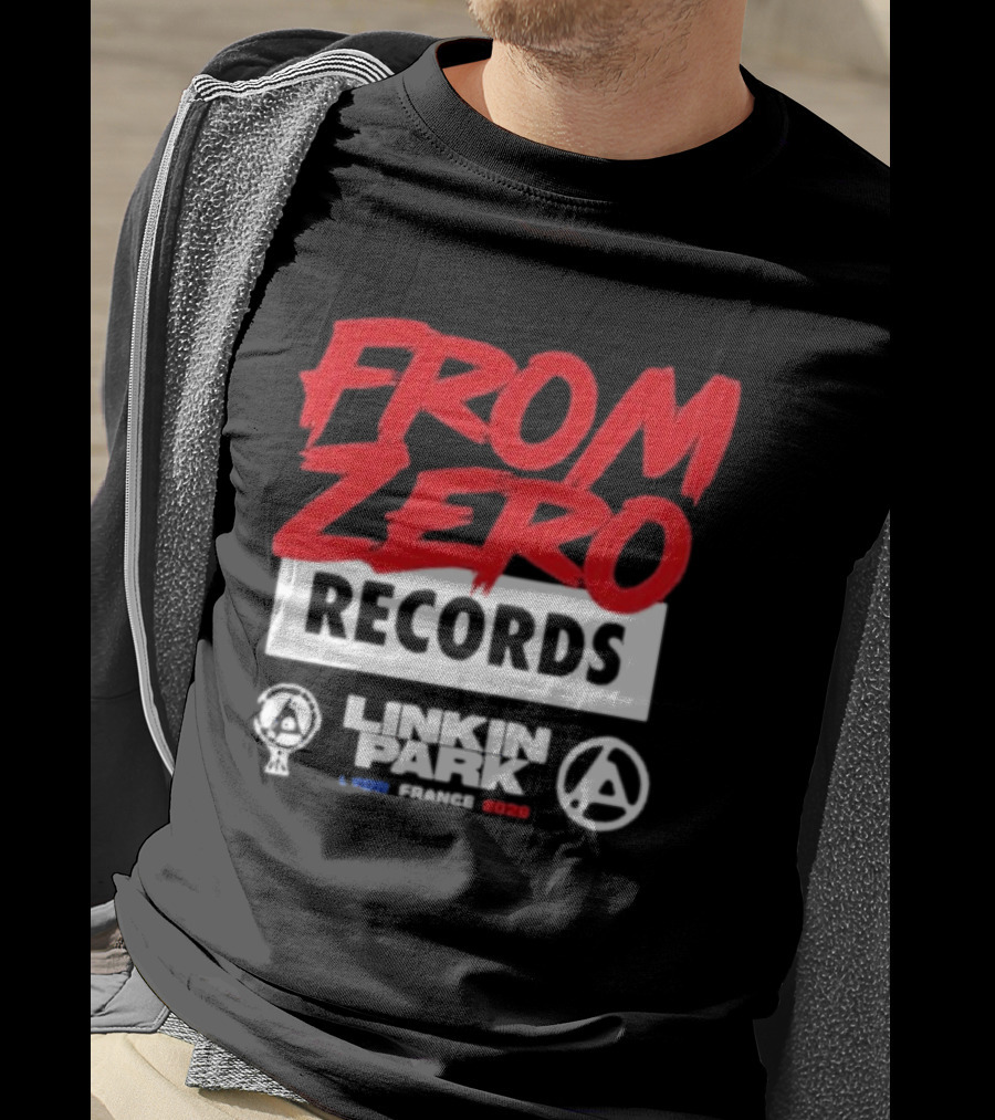 From Zero Records Linkin Park Lyon France 2026 T-Shirt