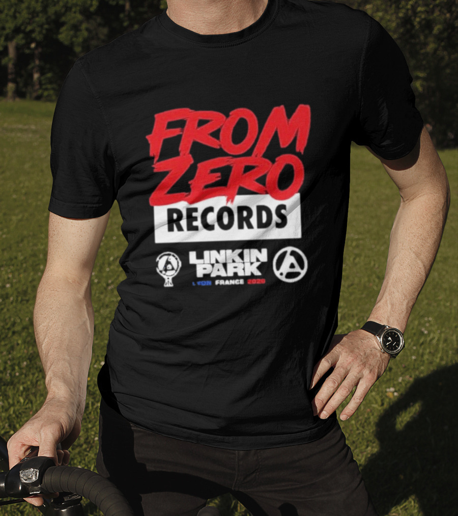 From Zero Records Linkin Park Lyon France 2026 T-Shirt