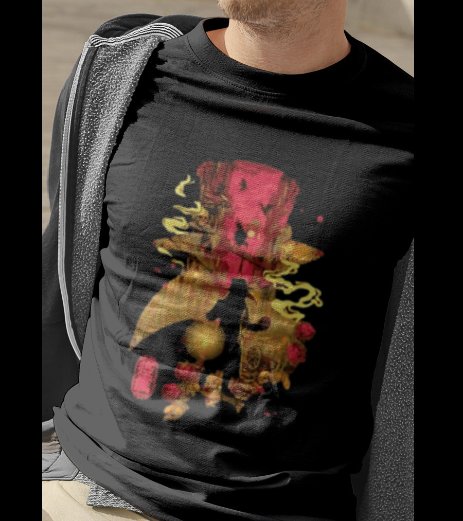 Plague Doctor Big Ben Lantern Crow Skull Roses London T-Shirt