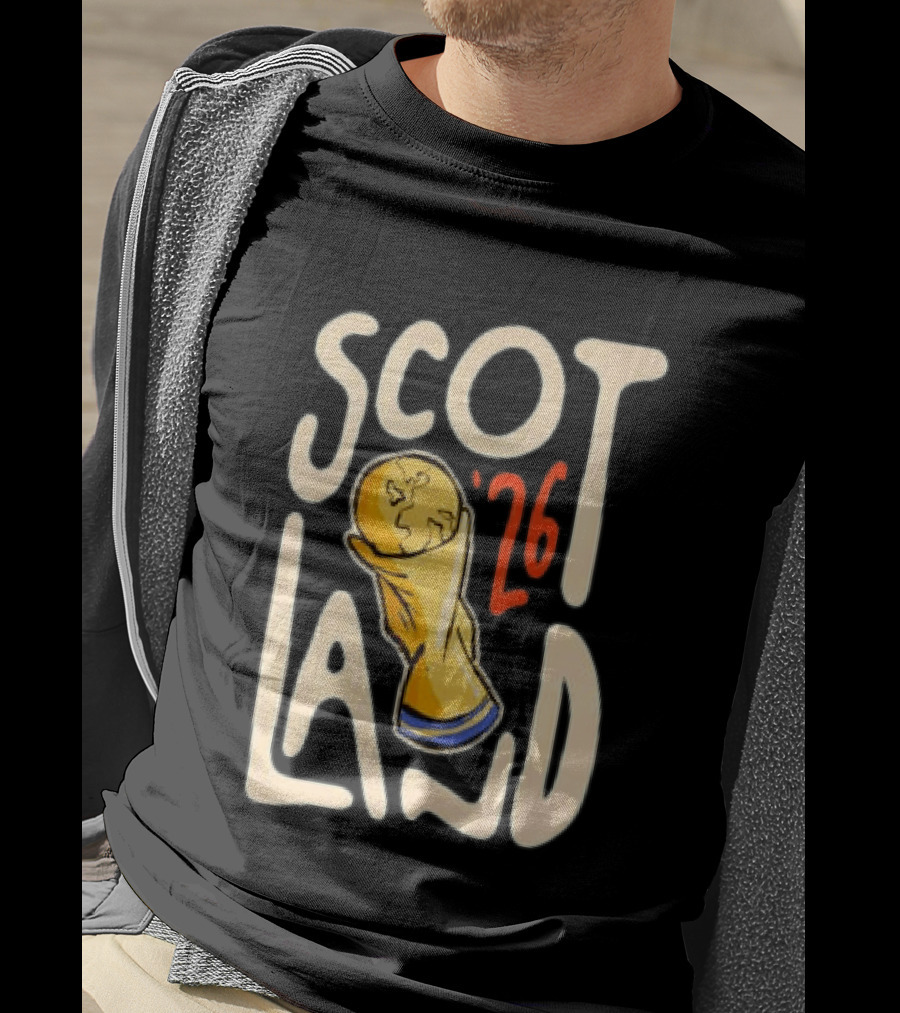 Scotland 2026 Trophy Cup Celebration T-Shirt