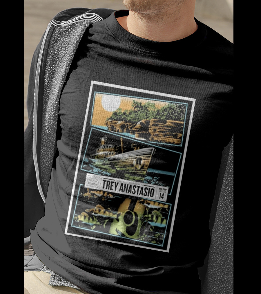 Trey Anastasio Acoustic Evening June 14 Bayfield Tour Big Top Venue Official Event T-Shirt