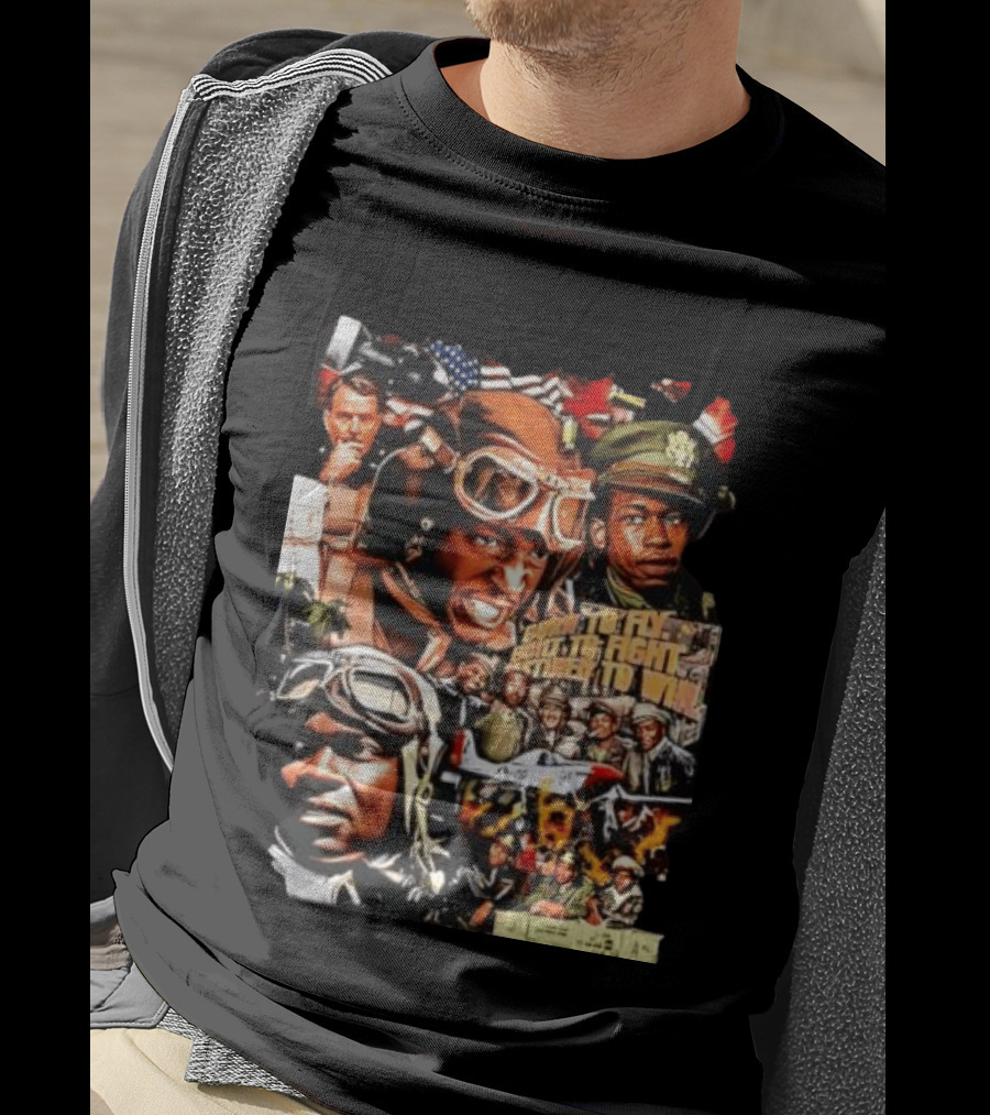 Tuskegee Airmen Born To Fly Built To Fight Destined To Win World War II US Army T-Shirt