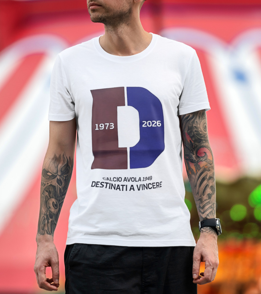 Calcio Avola 1949 Destinati A Vincere 1973 2026 T-Shirt