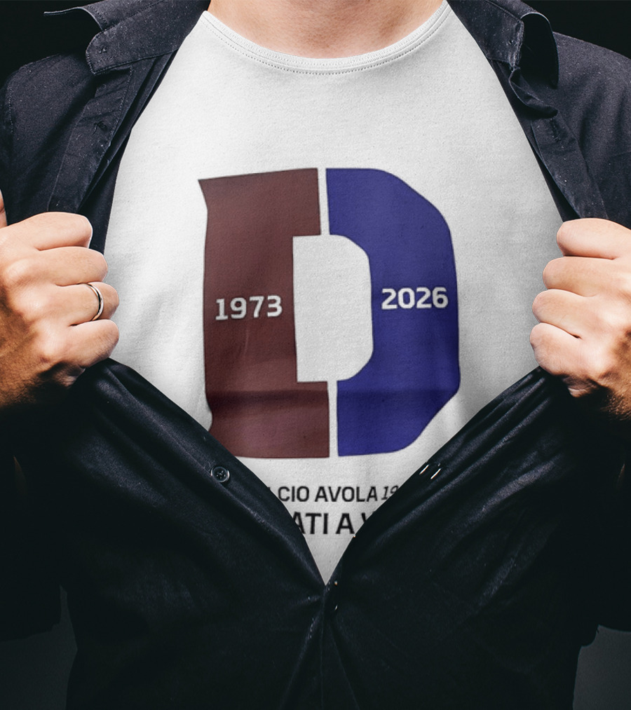 Calcio Avola 1949 Destinati A Vincere 1973 2026 T-Shirt
