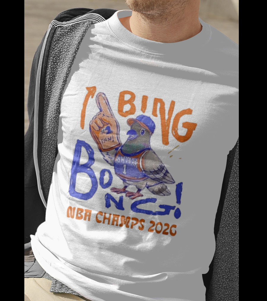 New York Pigeon BING BONG #1 Fan NBA Champs 2026 T-Shirt