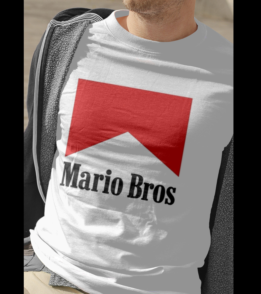 Mario Bros Red Banner T-Shirt