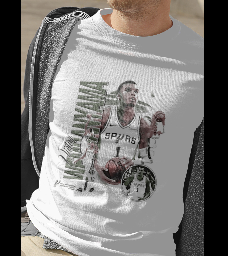 Victor Wembanyama San Antonio Spurs NBA Wemby Alien Number One T-Shirt
