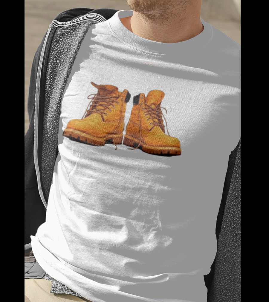 New York Forever Timberland Style Boots T-Shirt
