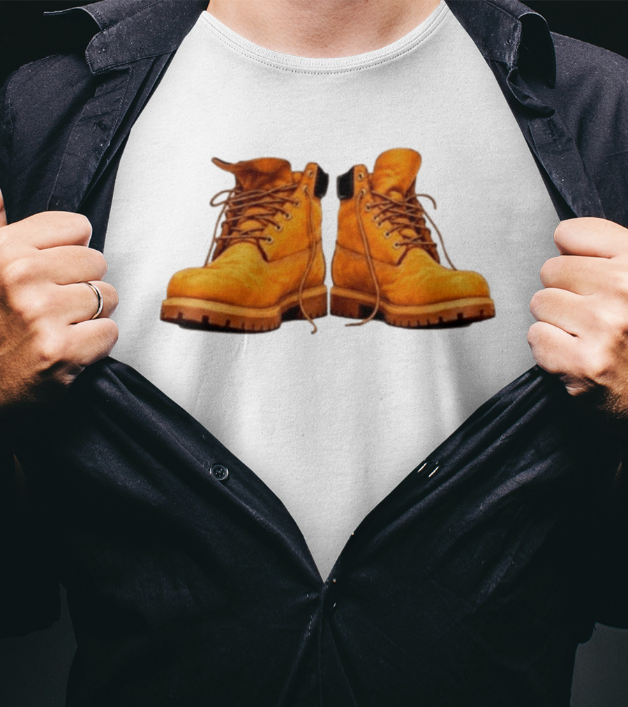 New York Forever Timberland Style Boots T-Shirt
