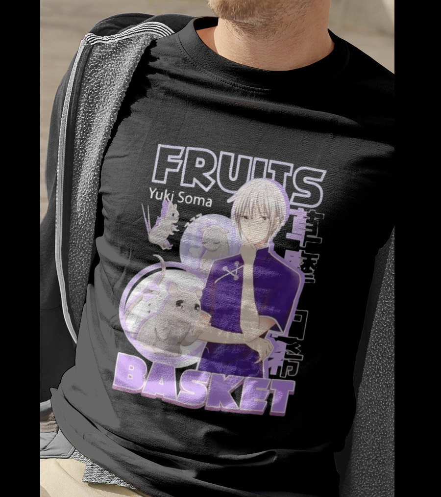 Fruits Basket Yuki Soma Kanji Mouse Transformation T-Shirt