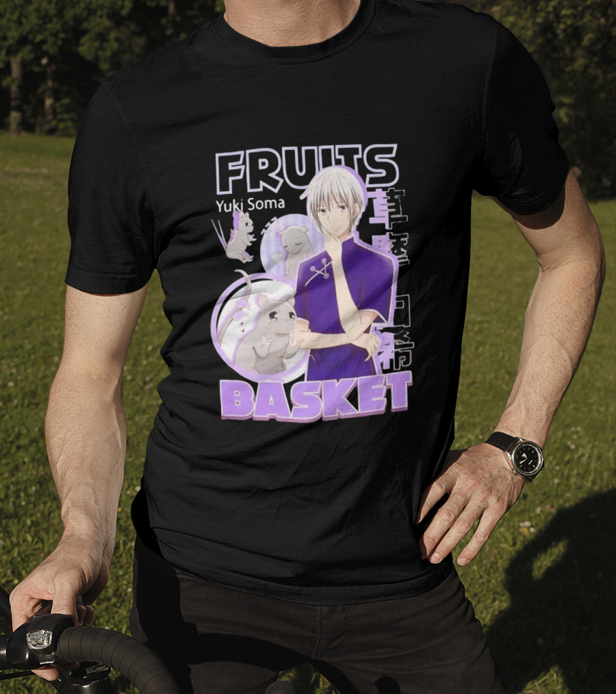 Fruits Basket Yuki Soma Kanji Mouse Transformation T-Shirt