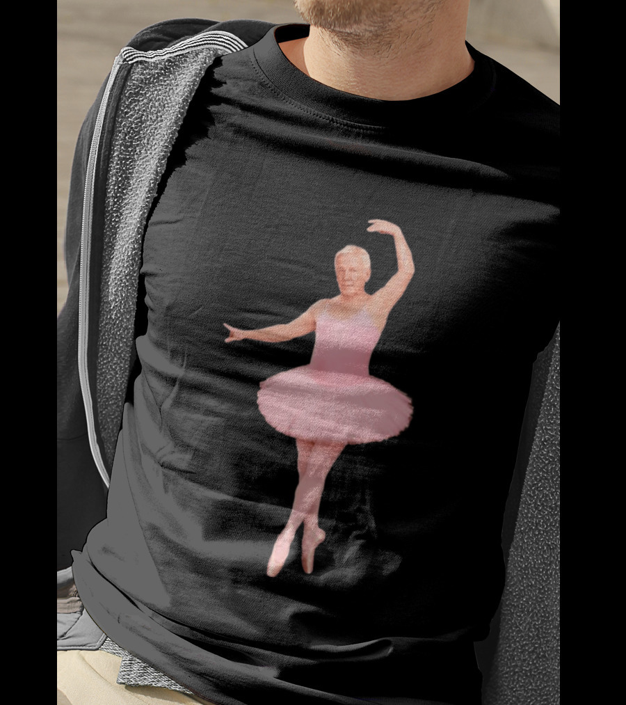 Geddy Lee Wearing Pink Ballerina Alex Lifeson Costume Iconic Image T-Shirt