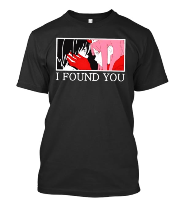 Hiro Zero Two Darling In The Franxx I Found You Anime Manga Pair Scene T-Shirt