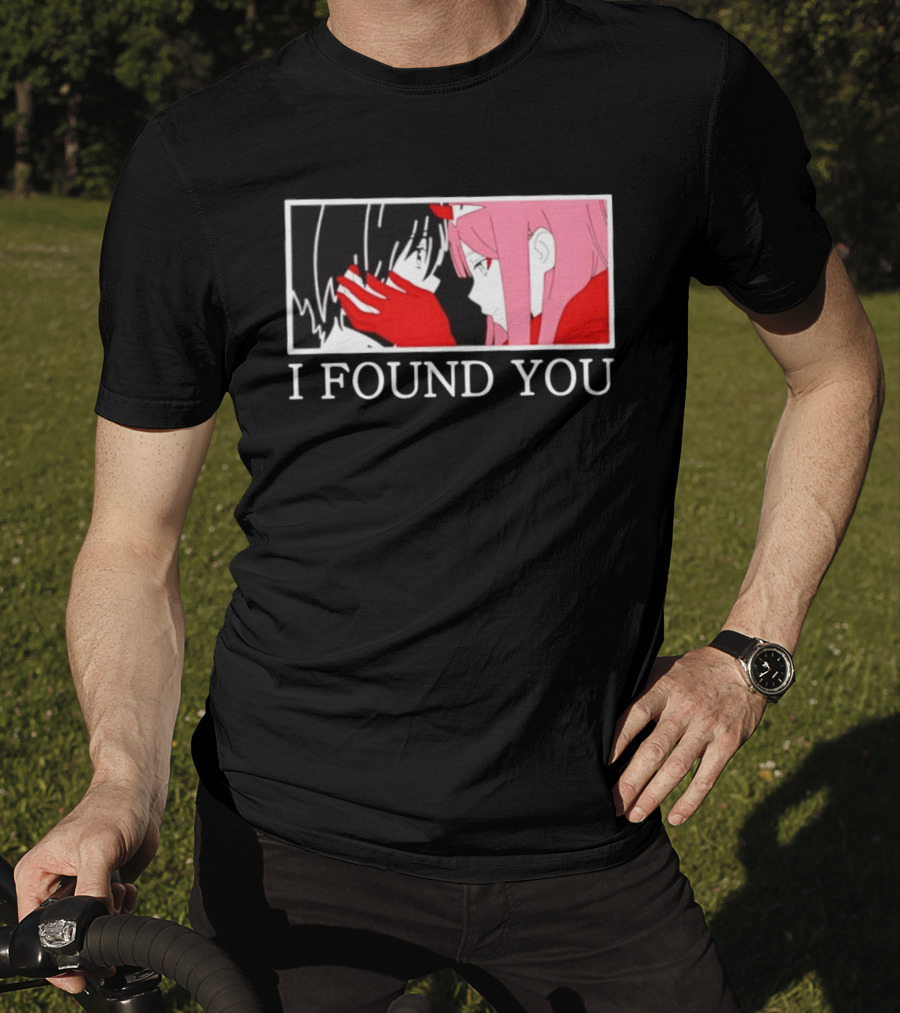 Hiro Zero Two Darling In The Franxx I Found You Anime Manga Pair Scene T-Shirt
