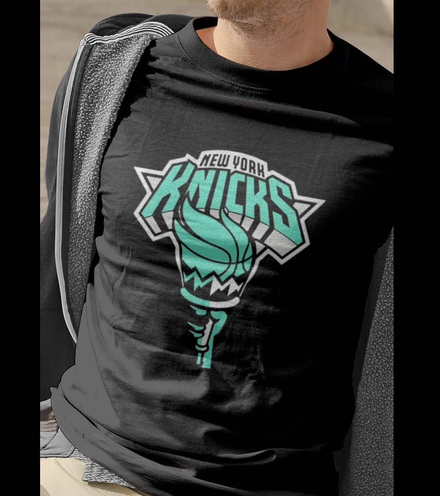 New York Liberty New York Knicks Basketball Mashup T-Shirt