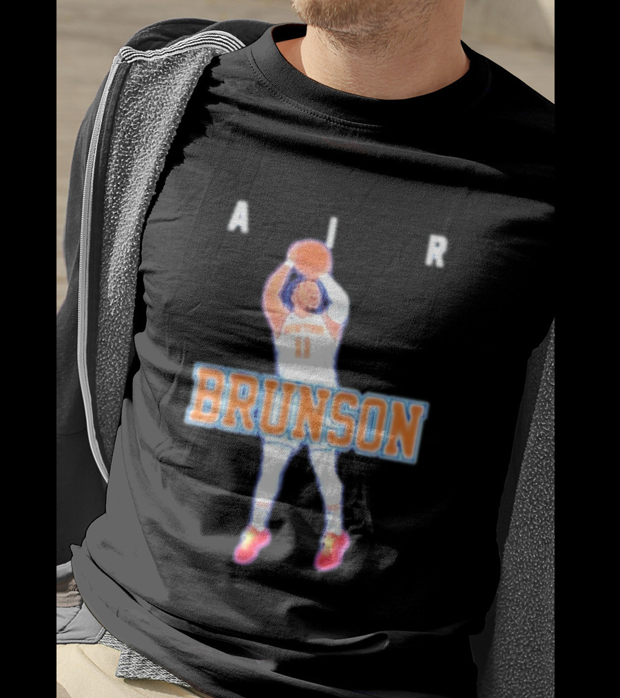 Jalen Brunson Air Brunson Knicks Basketball Jump Shot T-Shirt