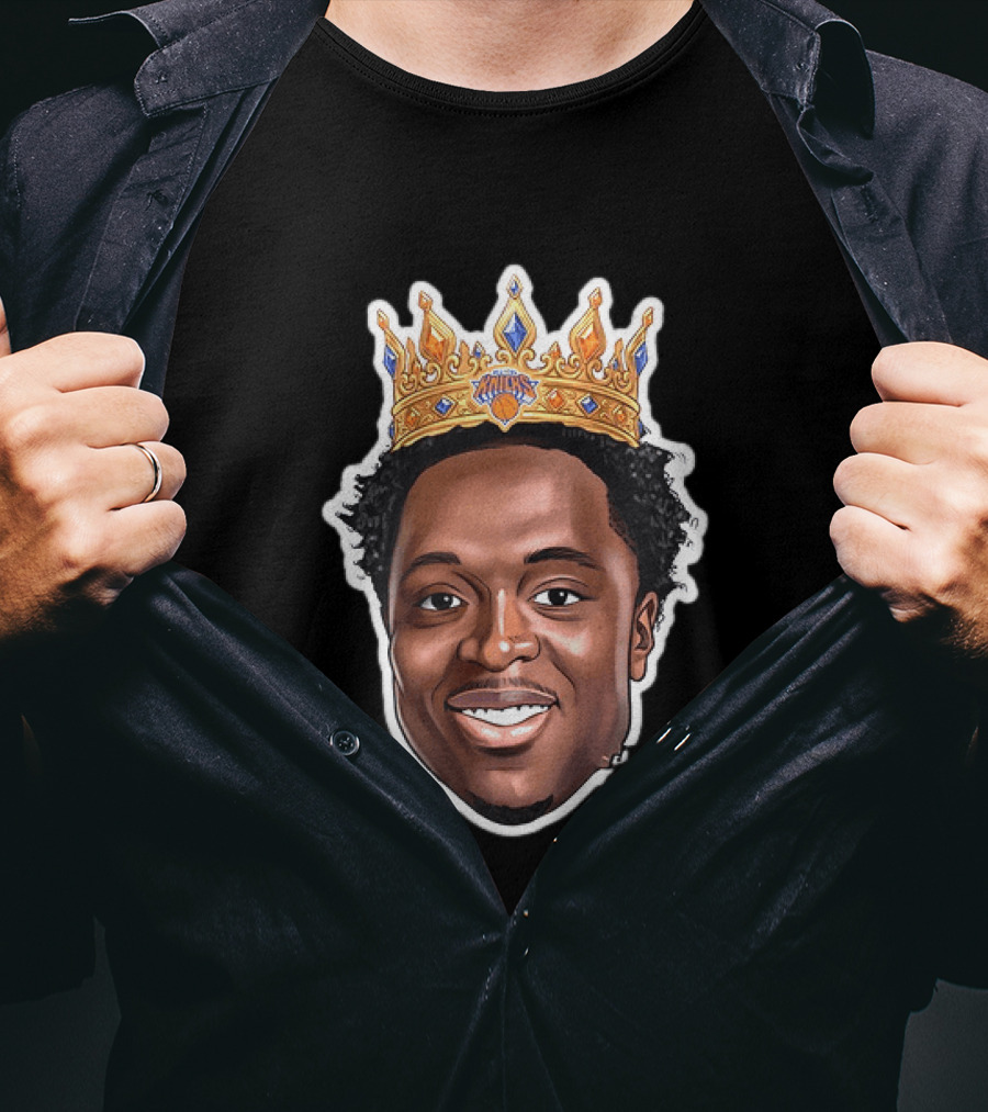 OG Anunoby New York Knicks NBA 2026 Crown T-Shirt
