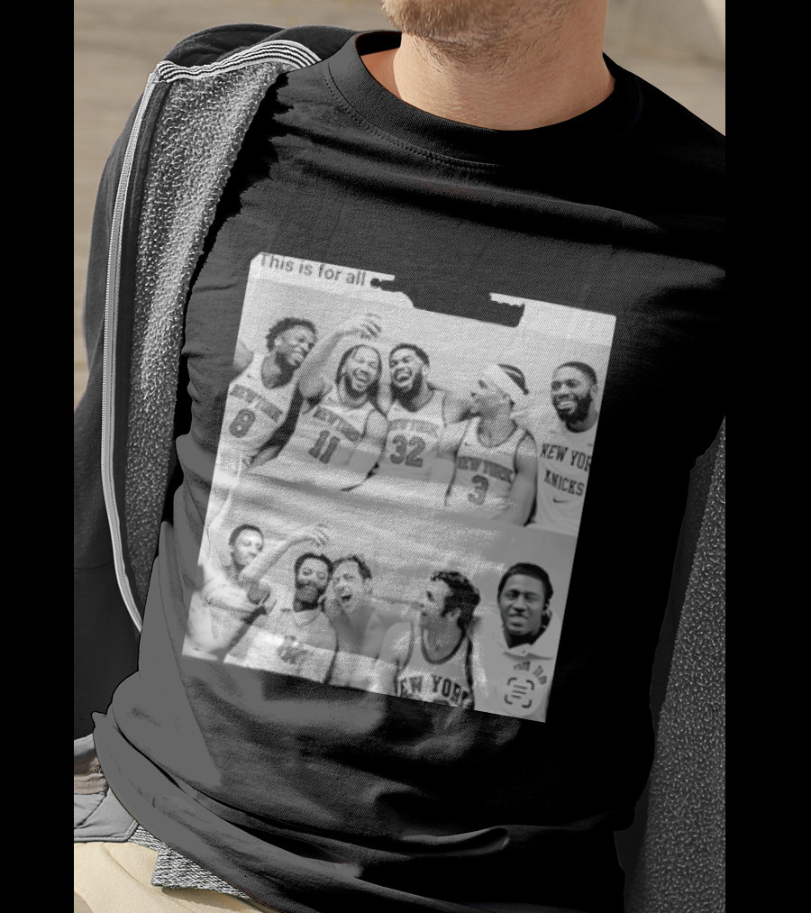 Jalen Brunson Karl Anthony Towns New York Knicks This Is For All Our Old Knick Fans T-Shirt