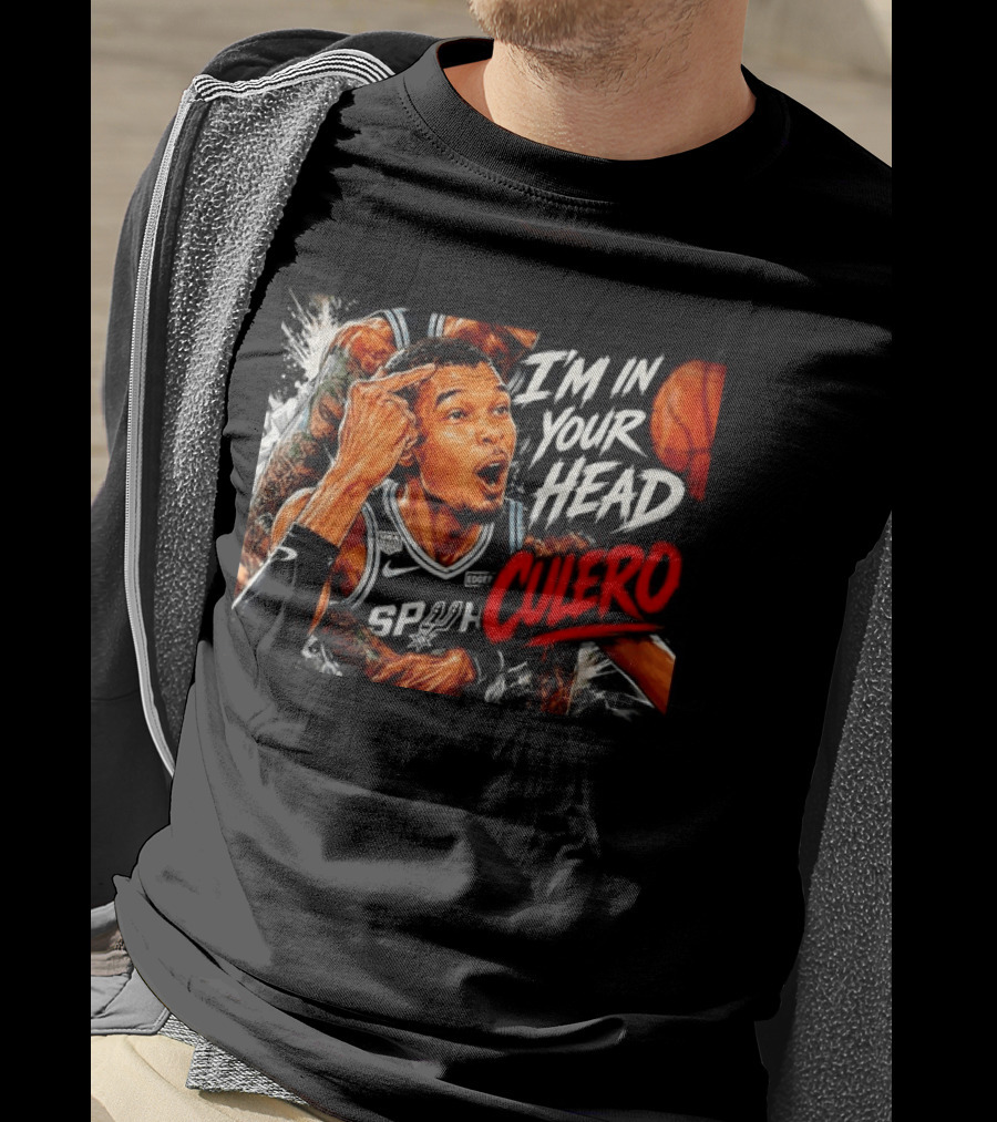 I'm In Your Head Culero Jeremy Sochan San Antonio Spurs NBA T-Shirt