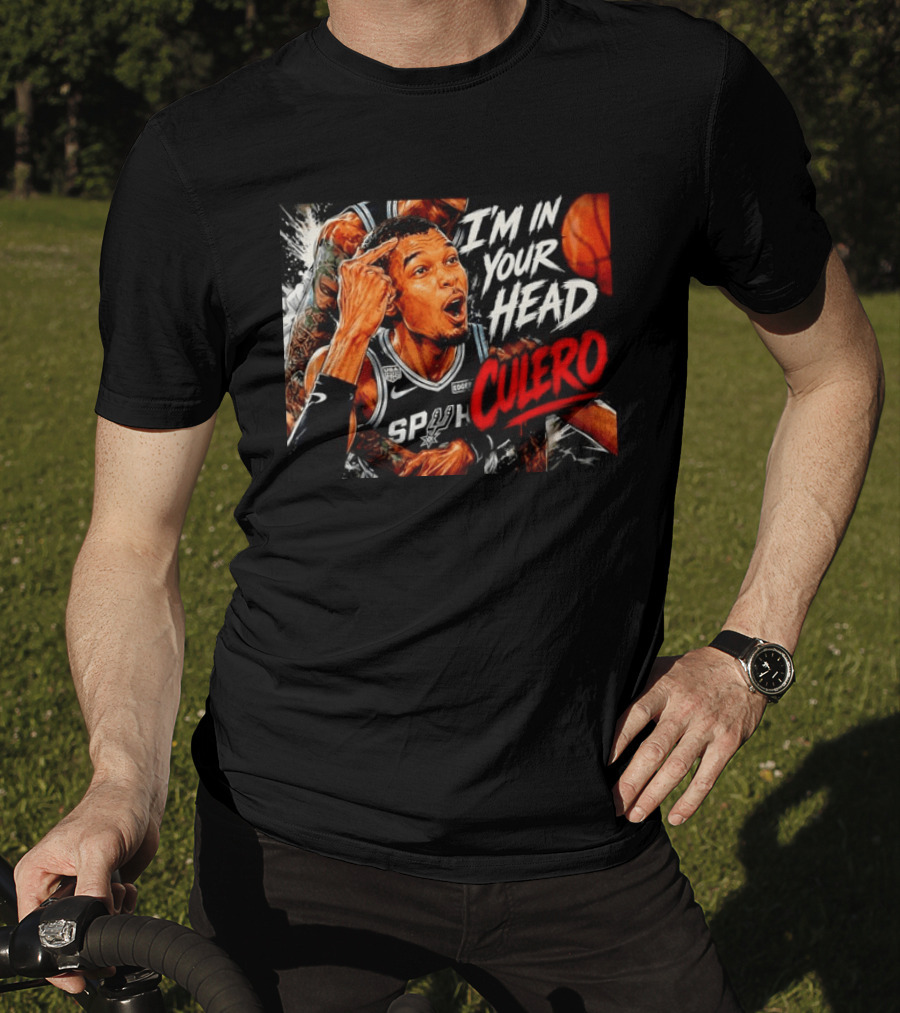 I'm In Your Head Culero Jeremy Sochan San Antonio Spurs NBA T-Shirt