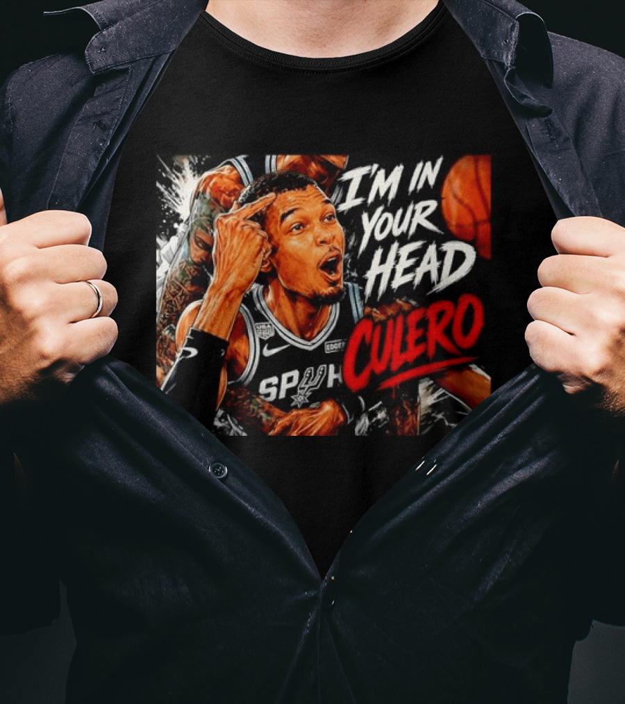 I'm In Your Head Culero Jeremy Sochan San Antonio Spurs NBA T-Shirt