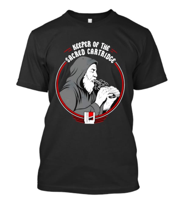 Keeper Of The Sacred Cartridge Gaming System Old Monk T-Shirt
