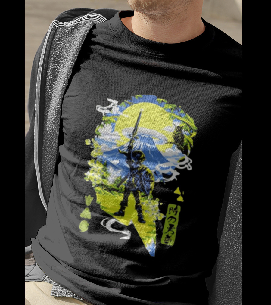 The Legend Of Zelda Link Hero Of Time Toki No Yusha Iconic Anime Style Adventure T-Shirt