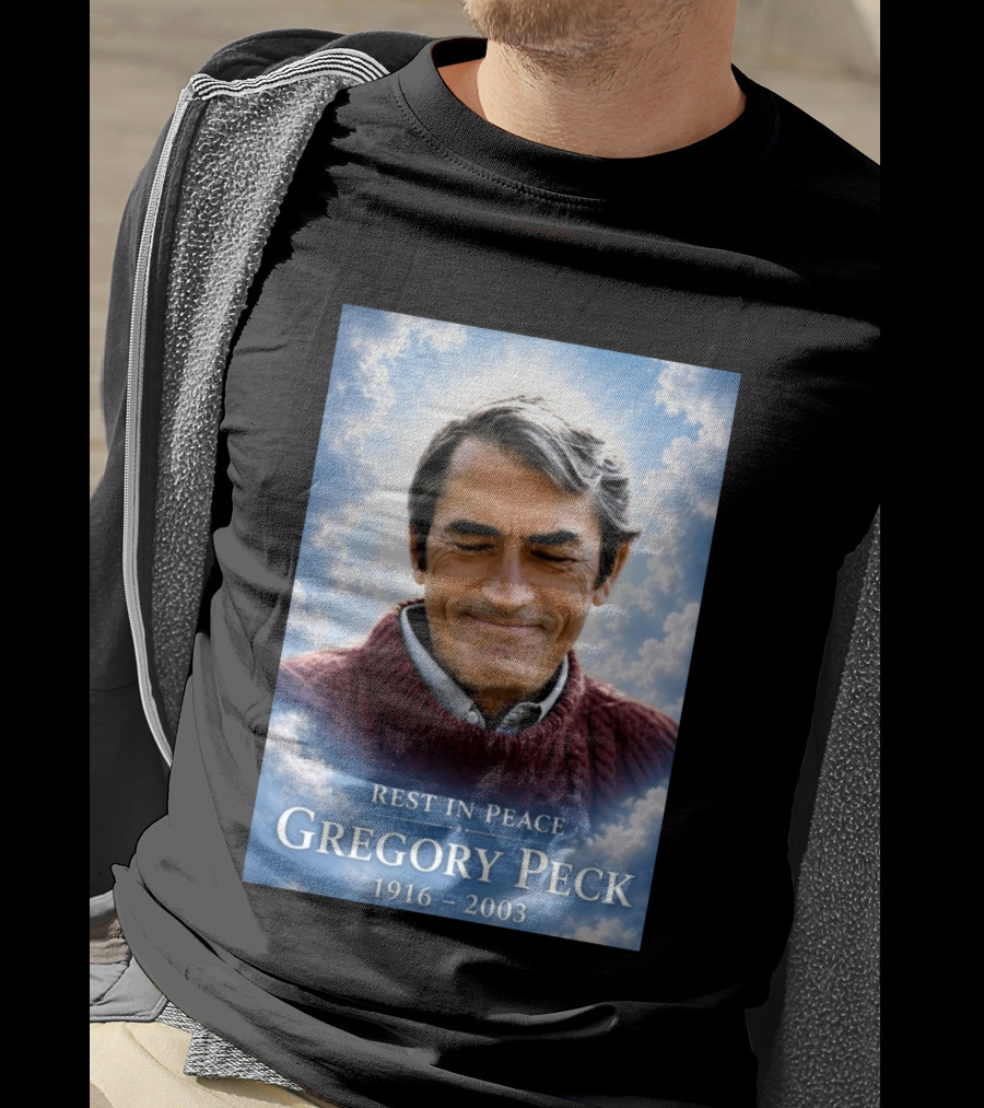 Rest In Peace Gregory Peck 1916 2003 Memorial T-Shirt