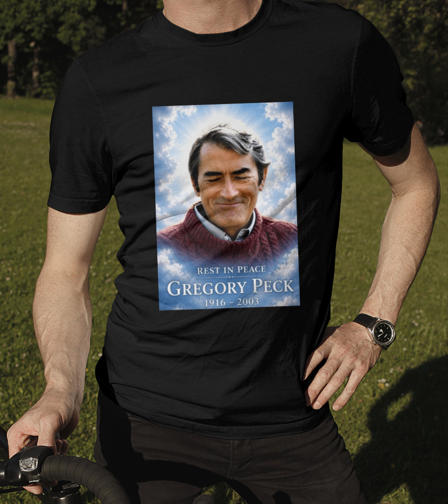 Rest In Peace Gregory Peck 1916 2003 Memorial T-Shirt
