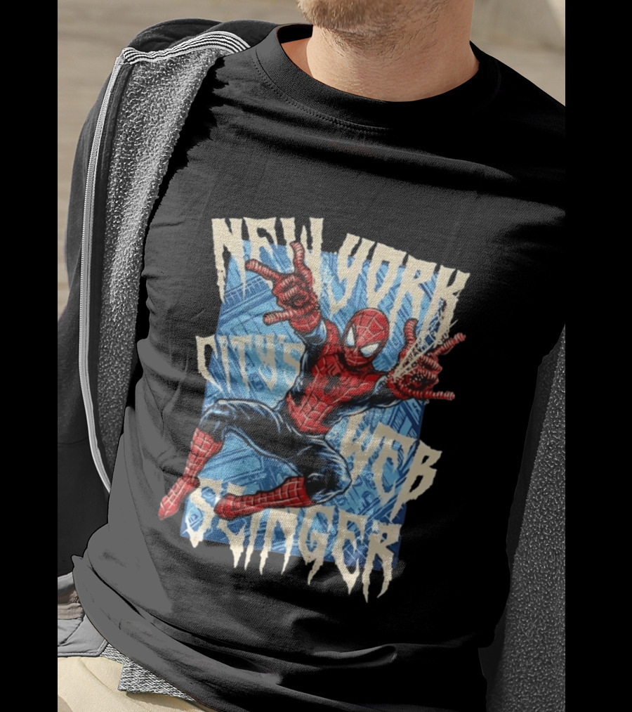 New York City's Web Slinger Spider Man T-Shirt