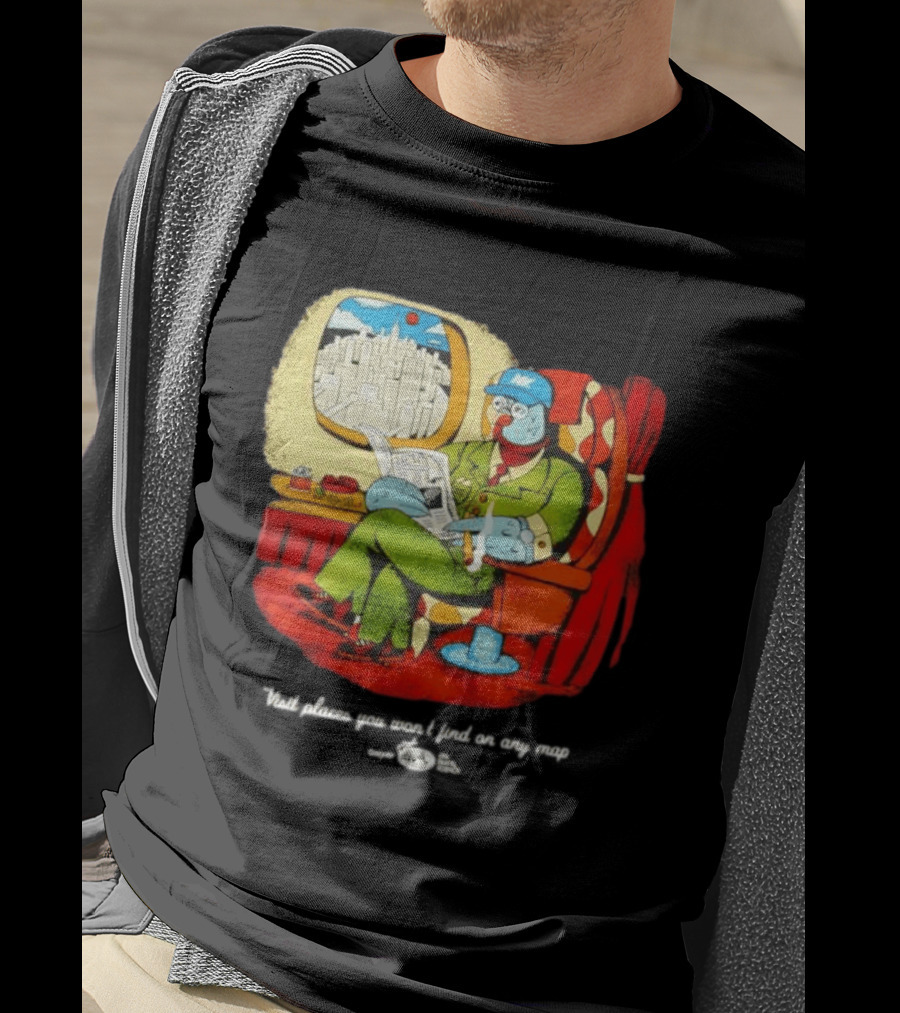 The Travel Agency Mile High Flyer Bird NY Visit Places You Won't Find On Any Map T-Shirt